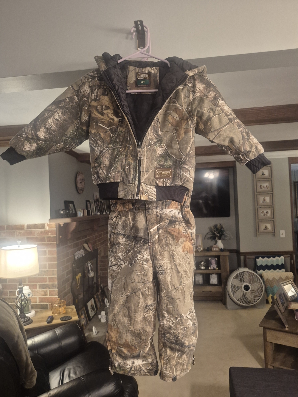 Kids Brown Camo Two-Piece Winter Set - Brown Camo